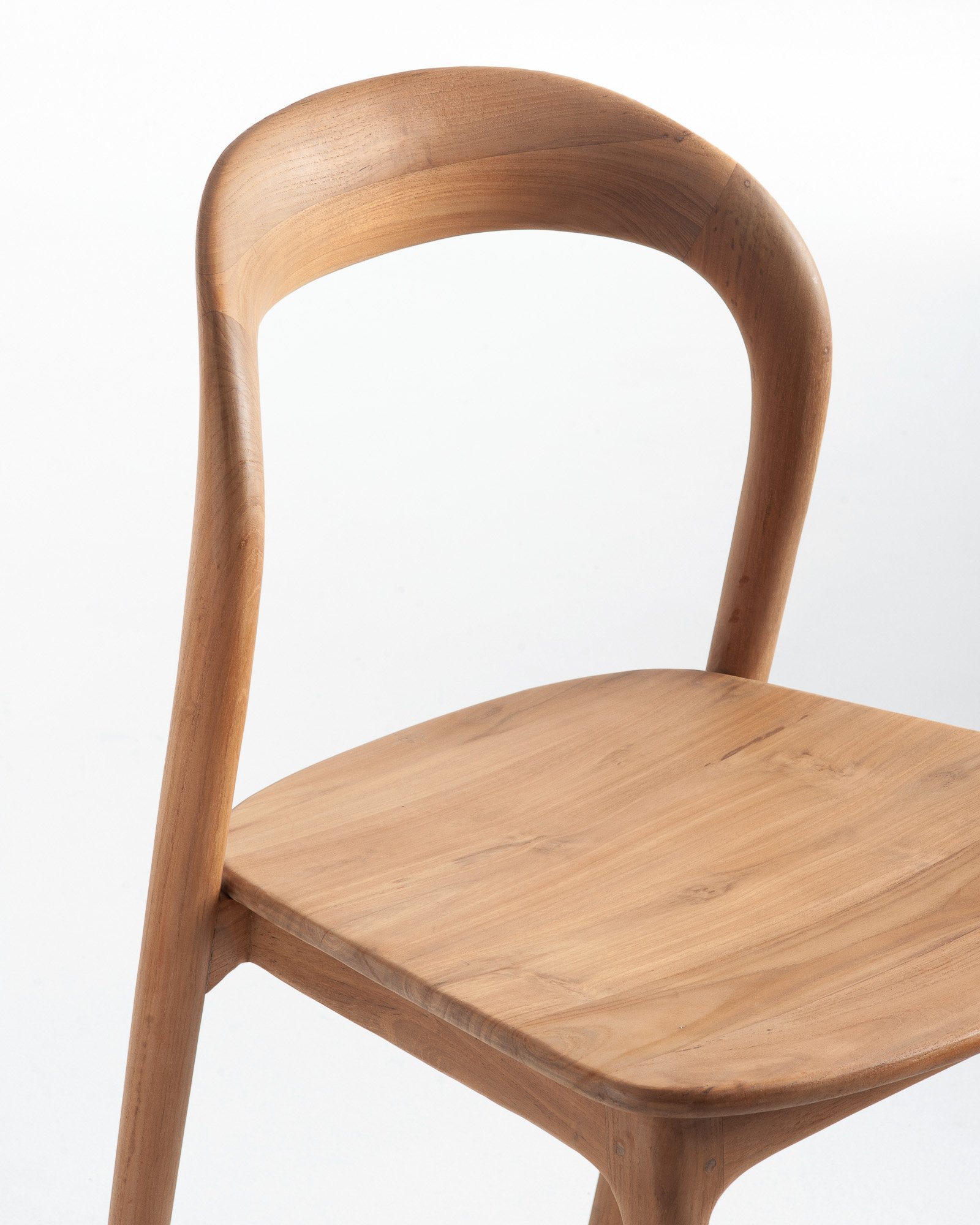 NEVA DINING CHAIR-WOODEN SEAT Thumbnail